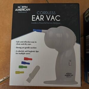 North American Cordless Ear Vac safe and effective way to clean your ears NEW